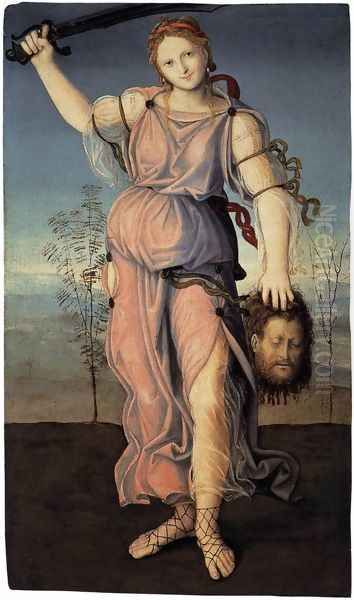 Judith Oil Painting by Italian Unknown Master