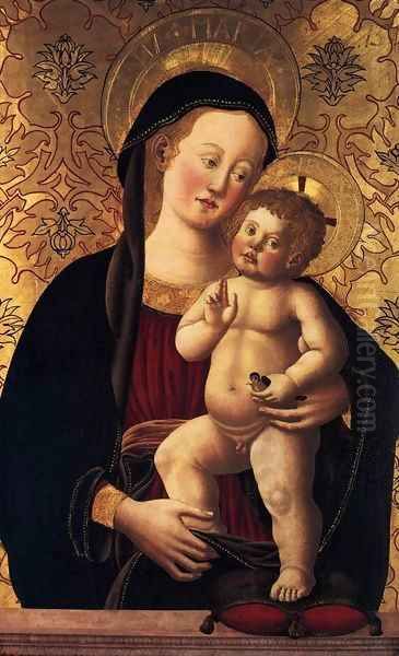 Madonna and Child with a Goldfinch Oil Painting by Italian Unknown Master