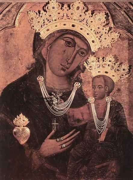 Madonna del Voto Oil Painting by Italian Unknown Master