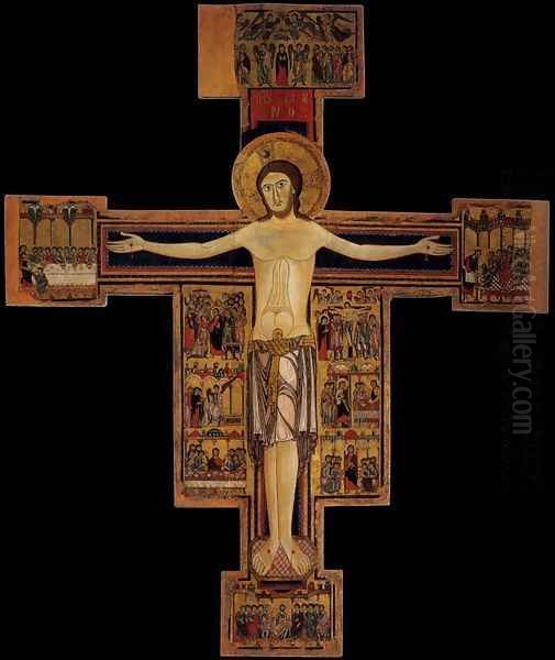 Crucifix (Cross No. 15) Oil Painting by Italian Unknown Master