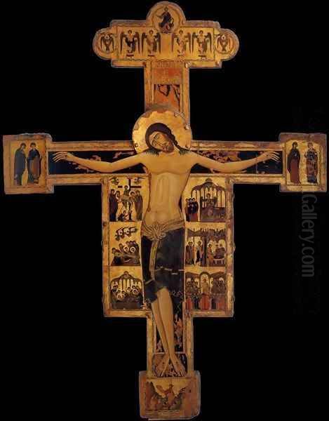 Crucifix (Cross No. 20) Oil Painting by Italian Unknown Master