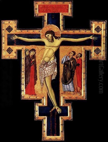 Crucifix 4 Oil Painting by Italian Unknown Master