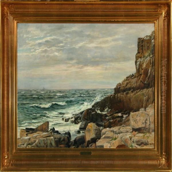 Scenery From Bornholm Oil Painting by Christian Zacho