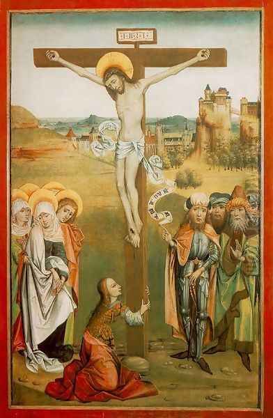 Crucifixion c. 1476 Oil Painting by Hungarian Unknown Masters