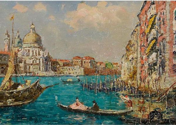 Veduta Di Venezia Oil Painting by Erma Zago