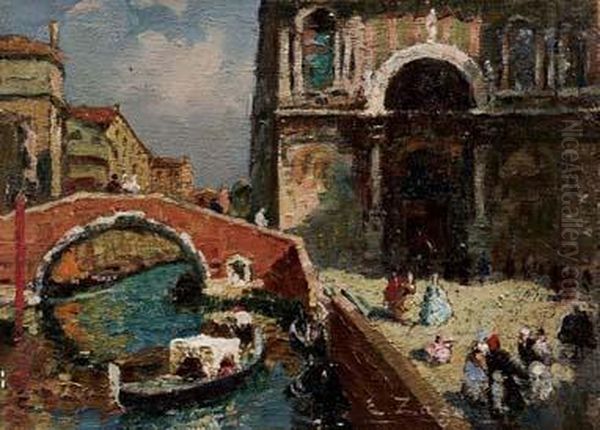 Venezia Oil Painting by Erma Zago