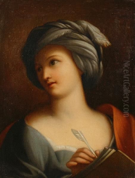 A Sybil Oil Painting by Domenico Zampieri (Domenichino)