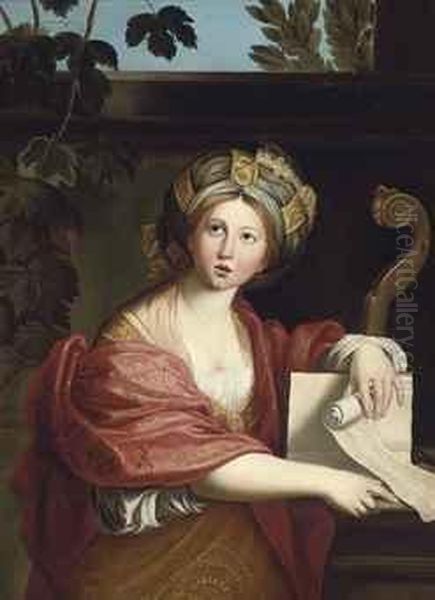 The Cumaean Sibyl Oil Painting by Domenico Zampieri (Domenichino)