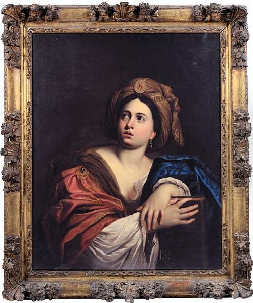 A Sybil Oil Painting by Domenico Zampieri (Domenichino)