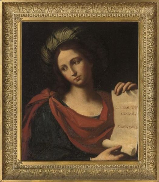 The Cumaean Sibyl Oil Painting by Domenico Zampieri (Domenichino)