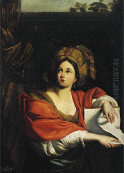 The Cumaen Sybill Oil Painting by Domenico Zampieri (Domenichino)