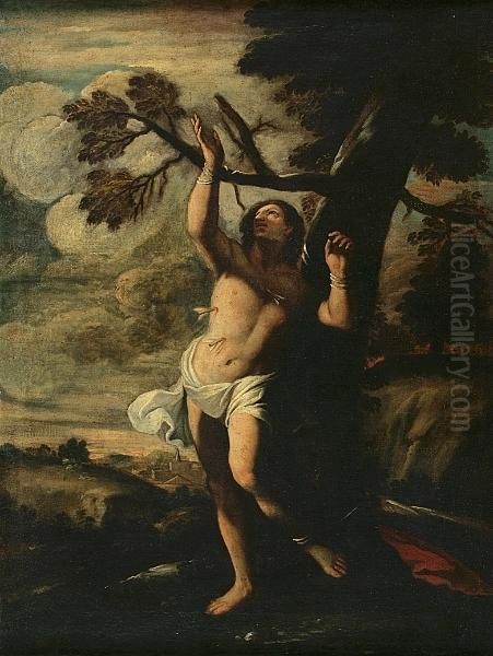 Saint Sebastian Oil Painting by Domenico Zampieri (Domenichino)