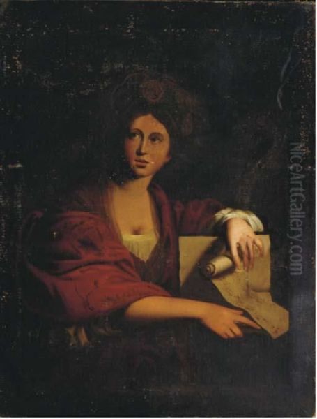 The Cumaean Sibyl Oil Painting by Domenico Zampieri (Domenichino)