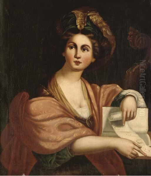 The Cumaean Sibyl Oil Painting by Domenico Zampieri (Domenichino)