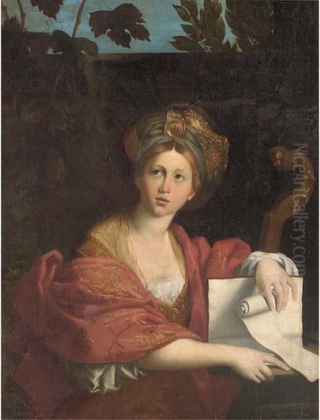 The Cumaean Sibyl Oil Painting by Domenico Zampieri (Domenichino)