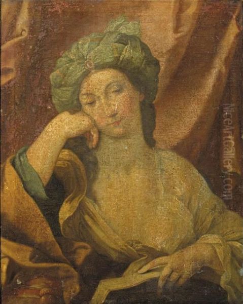 The Cumaean Sibyl Oil Painting by Domenico Zampieri (Domenichino)