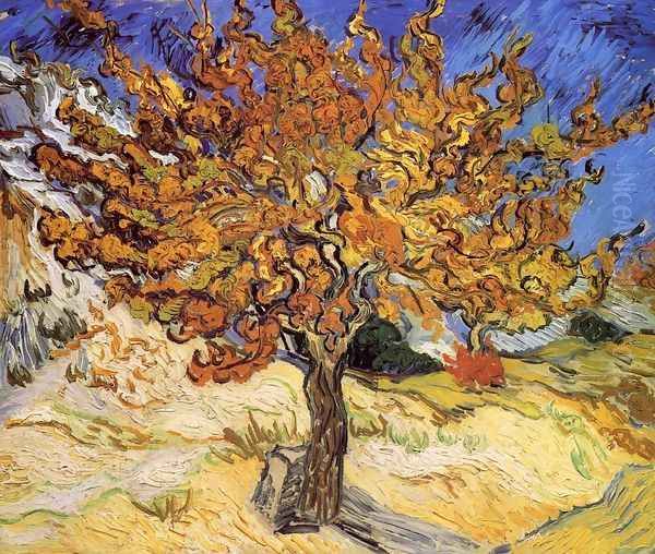 Mulberry Tree Oil Painting by Vincent Van Gogh