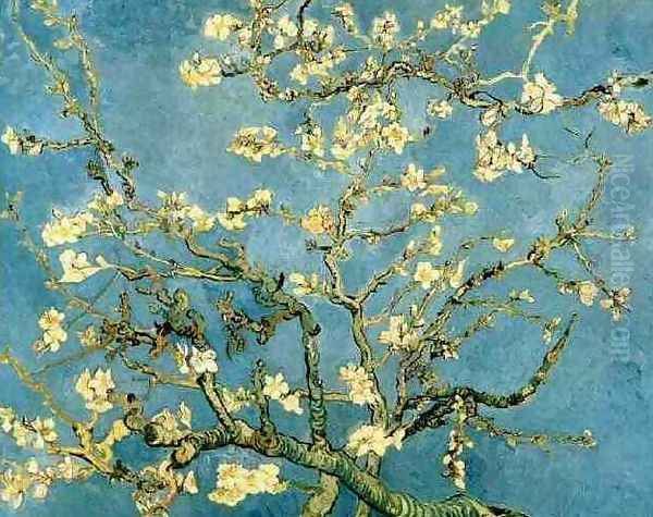 Blossoming Almond Tree Oil Painting by Vincent Van Gogh