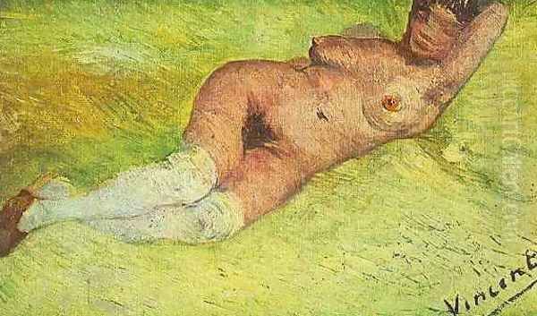 Nude Woman Reclining Oil Painting by Vincent Van Gogh