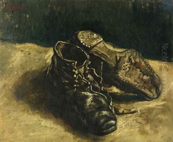 A Pair of Shoes II Oil Painting by Vincent Van Gogh