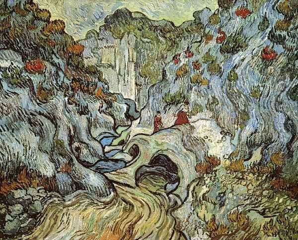 A Path through a Ravine Oil Painting by Vincent Van Gogh