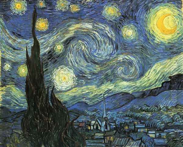 The Starry Night Oil Painting by Vincent Van Gogh