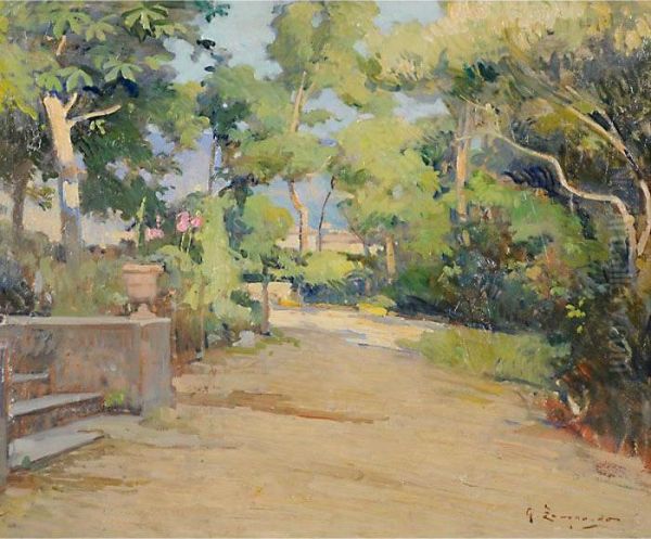 Il Mio Giardino Oil Painting by Giovanni Zangrando