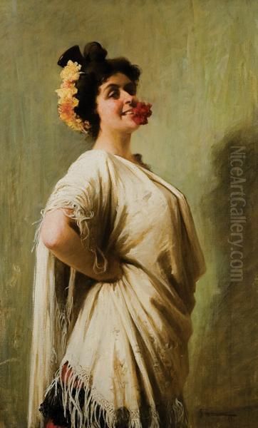 Carmen Oil Painting by Giovanni Zangrando