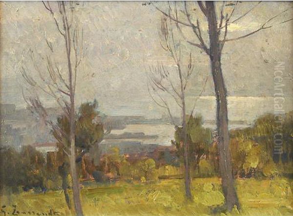 Trieste Vista Dall'alto Oil Painting by Giovanni Zangrando