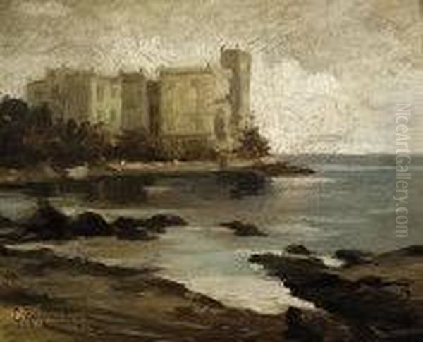 Il Castello Di Miramar A Trieste by Giovanni Zangrando