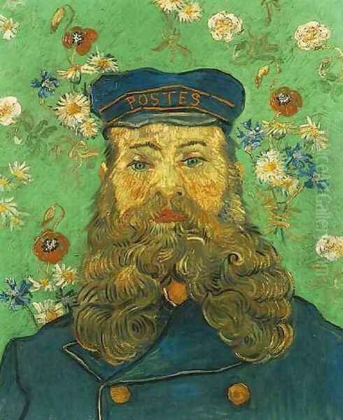 Portrait Of The Postman Joseph Roulin VI Oil Painting by Vincent Van Gogh