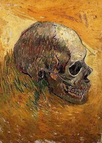 Skull Oil Painting by Vincent Van Gogh