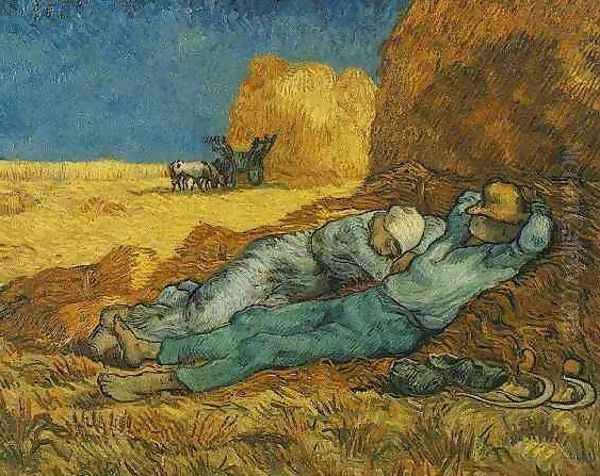 Rest From Work (after Millet) Oil Painting by Vincent Van Gogh