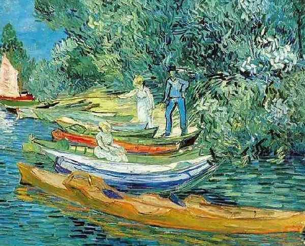 Bank Of The Oise At Auvers Oil Painting by Vincent Van Gogh