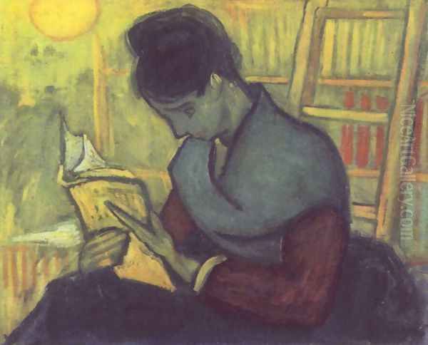 A woman reading Oil Painting by Vincent Van Gogh