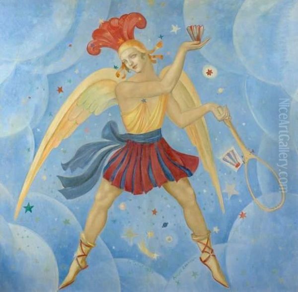 Le Joueur D'illusions Ou Le Fakir Oil Painting by Angel Zarraga Arguelles