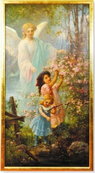 Infancia / Juventud / Vejez Oil Painting by Hans Zatzka