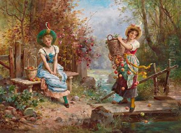 Raccolto Abbondante Oil Painting by Hans Zatzka