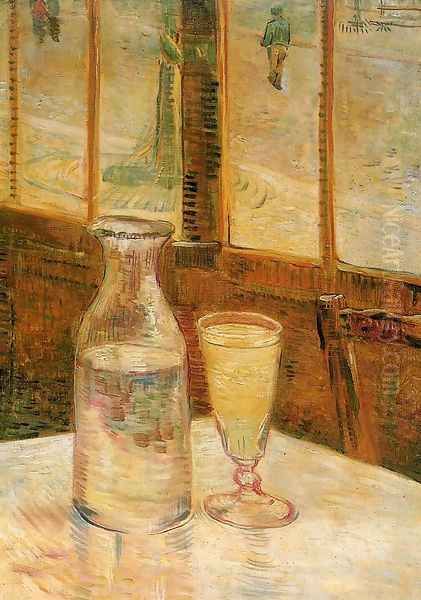 Still Life with Absinthe Oil Painting by Vincent Van Gogh