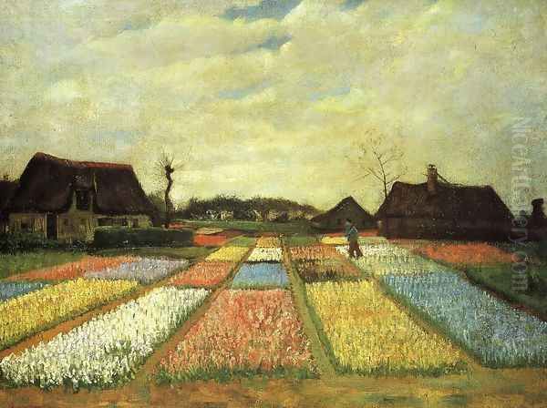 Bulb Fields Oil Painting by Vincent Van Gogh