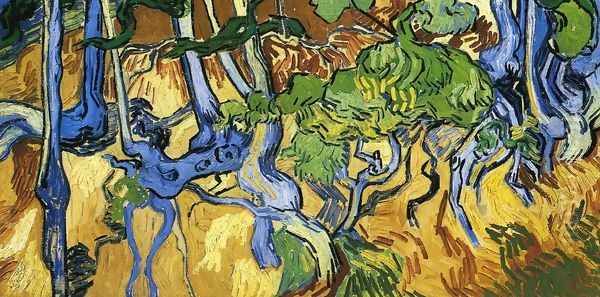 Roots and Tree Trunks Oil Painting by Vincent Van Gogh