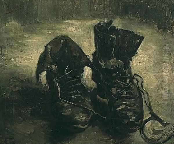 Pair Of Shoes A III Oil Painting by Vincent Van Gogh