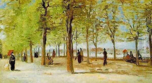 Lane At The Jardin Du Luxembourg Oil Painting by Vincent Van Gogh