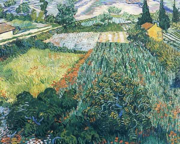 Field With Poppies II Oil Painting by Vincent Van Gogh