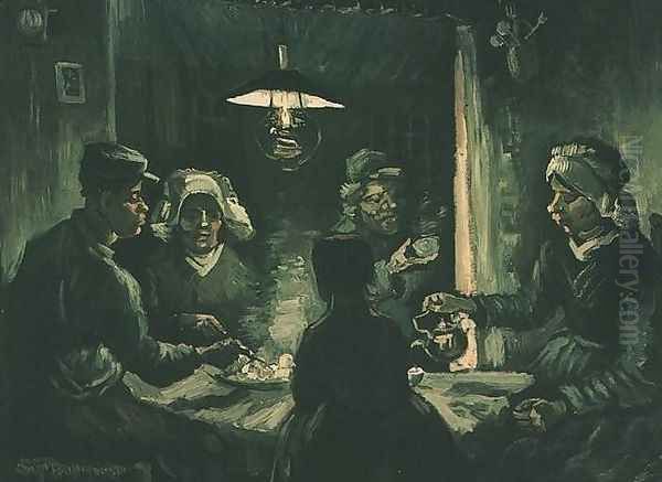 Potato Eaters The II Oil Painting by Vincent Van Gogh