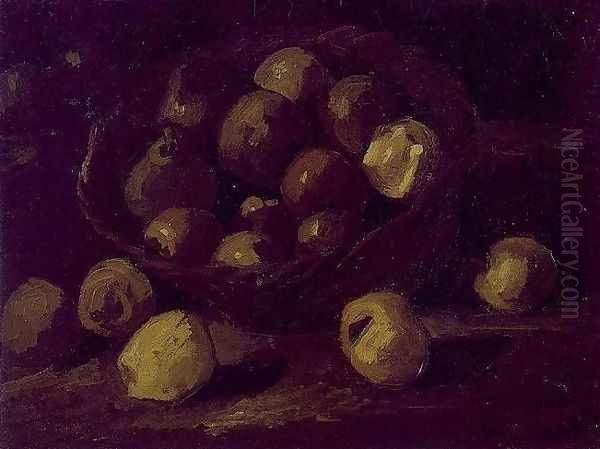 Basket Of Apples Oil Painting by Vincent Van Gogh