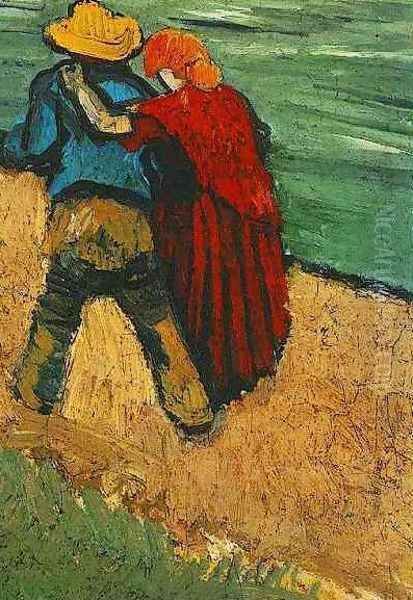 Two Lovers (Fragment) Oil Painting by Vincent Van Gogh