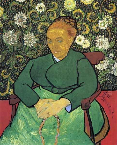 La Berceuse, Portrait of Madame Roulin Oil Painting by Vincent Van Gogh