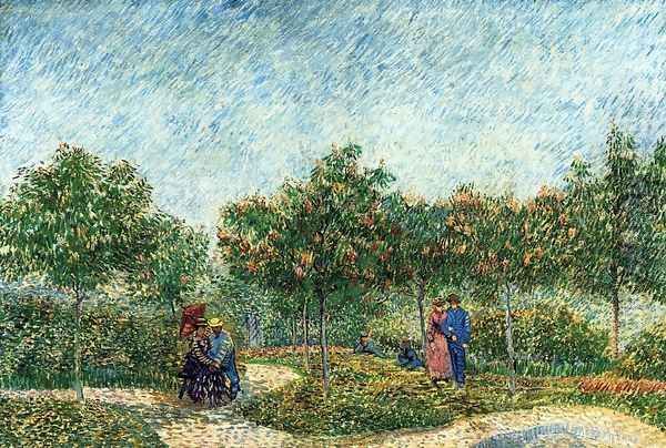 The Voyer d'Argenson Park in Asnieres Oil Painting by Vincent Van Gogh