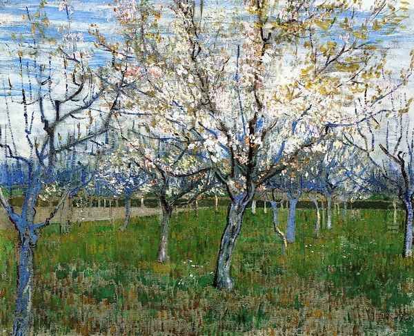 The Pink Orchard Oil Painting by Vincent Van Gogh